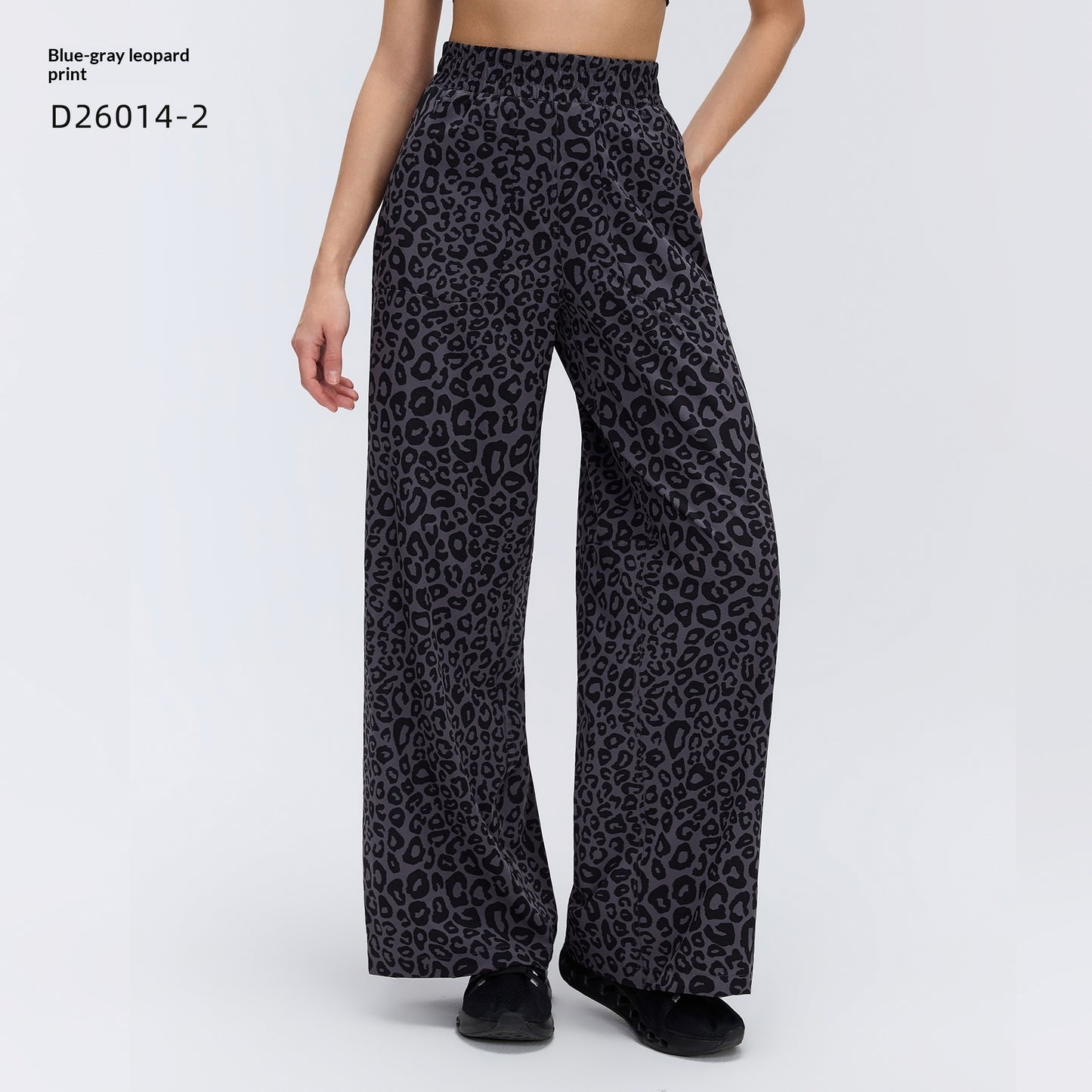 Drawstring Casual Wide-leg Pants