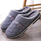 Pantoufles en coton pour hommes Grande taille Plateforme chaude pour la maison