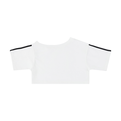 Women's Off-the-Shoulder Crop T-Shirt 310GSM
