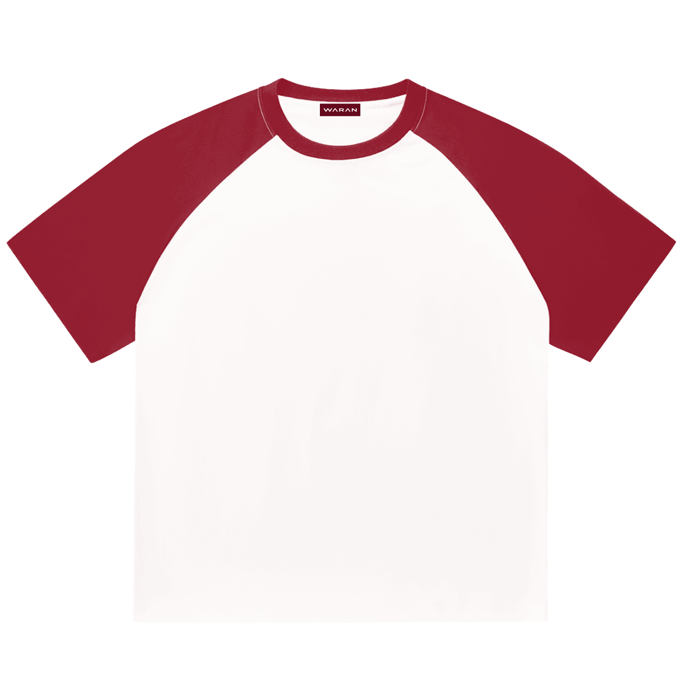 Waran Color-Blocked Raglan Sleeve T-Shirt