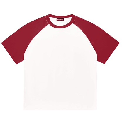 Waran Color-Blocked Raglan Sleeve T-Shirt