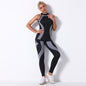 Two-piece Seamless Knitted Striped Sports Yoga Wear Vest