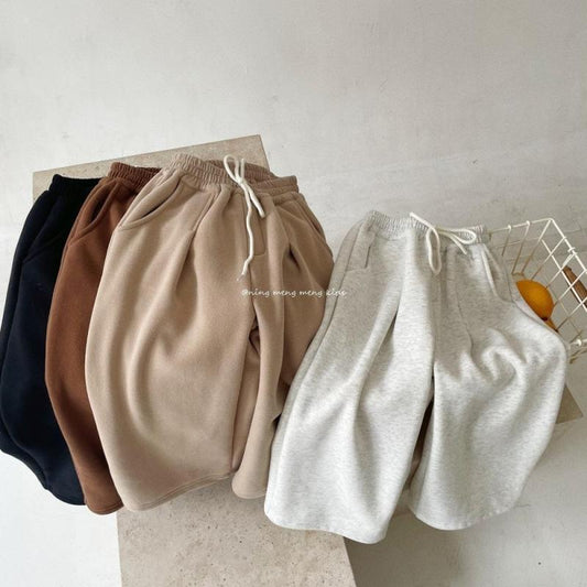 Children's Velvet Padded Casual Pants