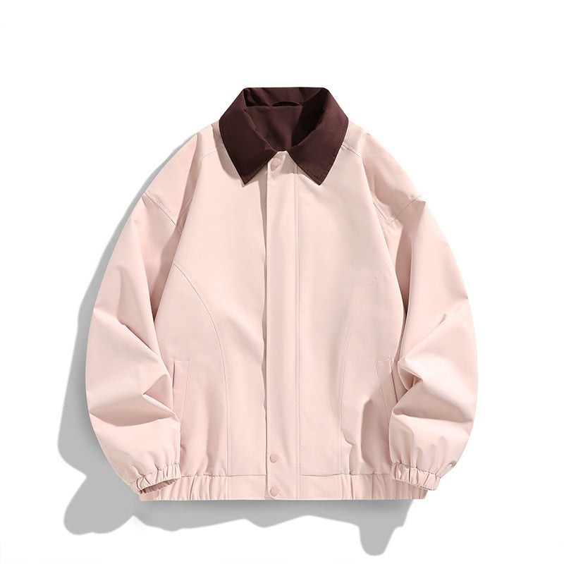 Polo Collar Jacket Top