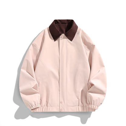 Polo Collar Jacket Top