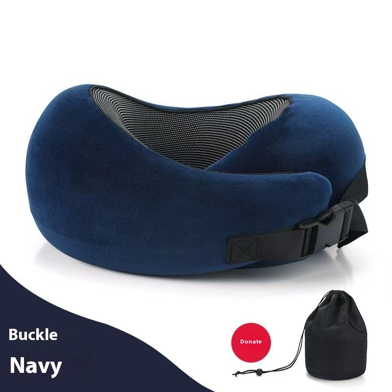 Soft Memory Foam Travel Neck Pillow