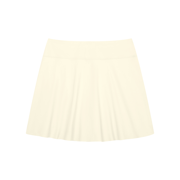Waran Women’s A-Line Contrast Panel Slit Skirt