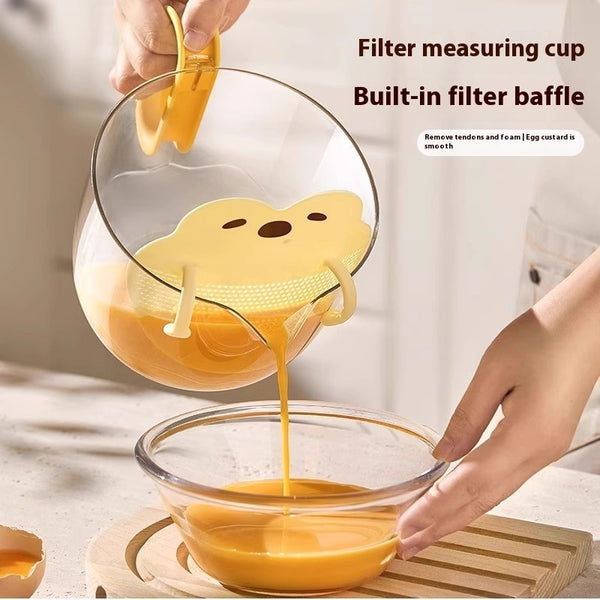 Cartoon Measuring Cup with Egg Beater