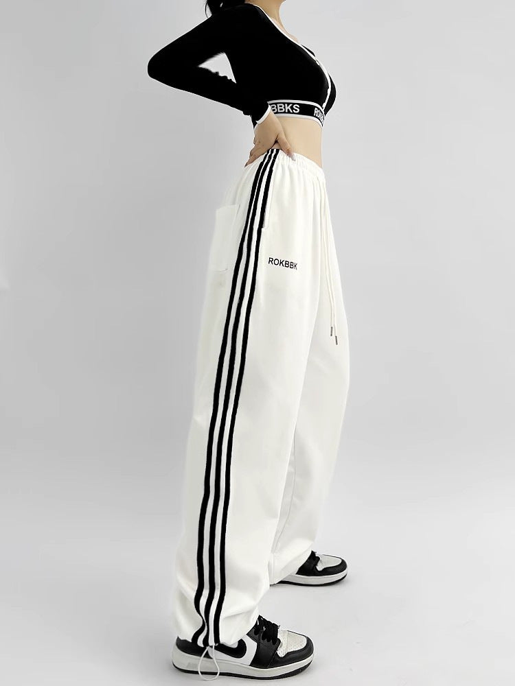 Athletic Wide-leg Sweatpants For Women