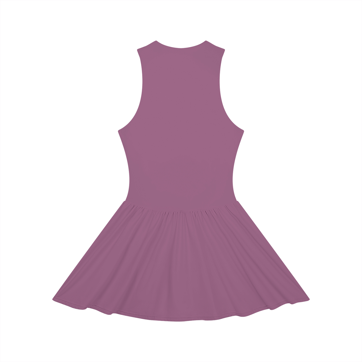Women's Ruched Sleeveless Full-Zip Dress 220GSM
