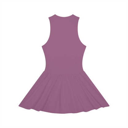 Women's Ruched Sleeveless Full-Zip Dress 220GSM