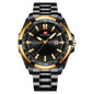 Business Sports Steel Belt Luminous Watch