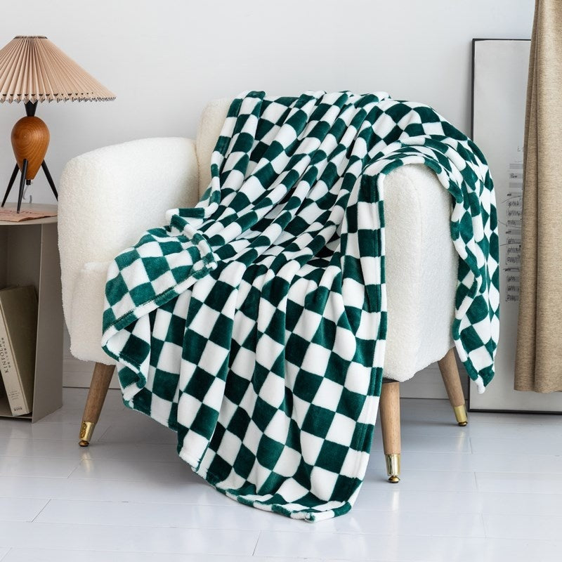 Flannel Blanket Printed Coral Fleece Bed Sheet