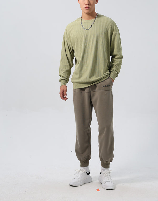 Jacquard Striped Sports Hoodie
