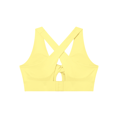 Women's Twist Front V-Neck Sports Bra