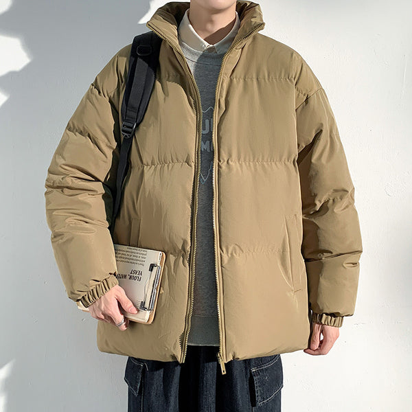 Unisex Plaid Long Jacket With Pockets Woolen Coat - Stuffs & Savers