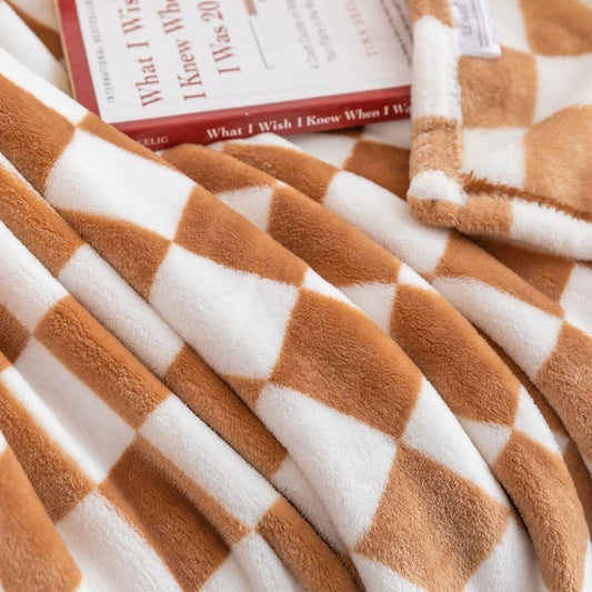 Flannel Blanket Printed Coral Fleece Bed Sheet