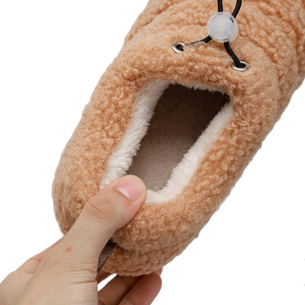 Linear Cotton Shoes Thickened Warm Non-slip - Stuffs & Savers