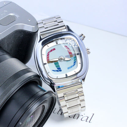 Retro Men's Pointer Digital Watch