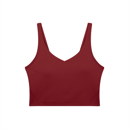 Women's V-Neck Yoga Sports Bra