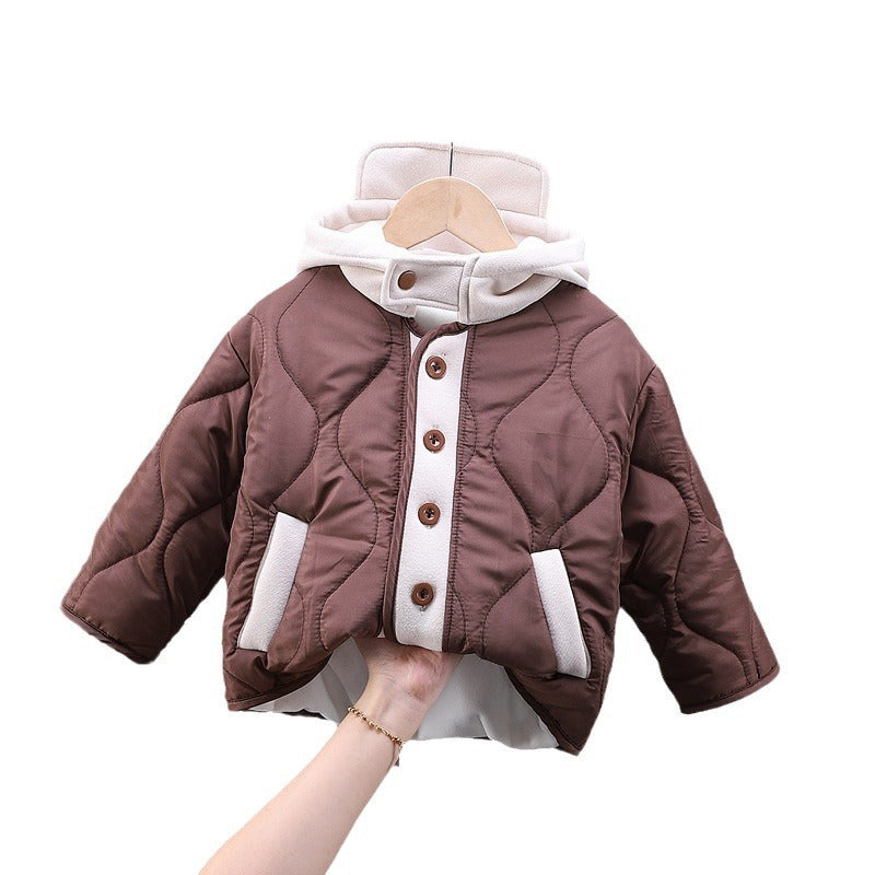 Hooded Cotton-padded Coat