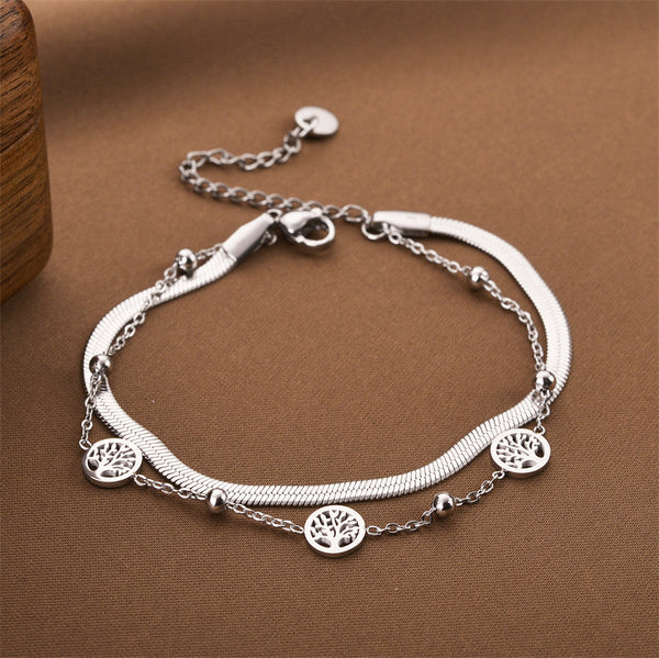 Pachira Macrocarpa Double Layer Twin Bracelet - Stuffs & Savers
