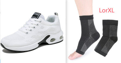 Nouvelles Chaussures de Sport Décontractées à Coussin d'Air Respirantes à Semelle Souple pour Femmes
