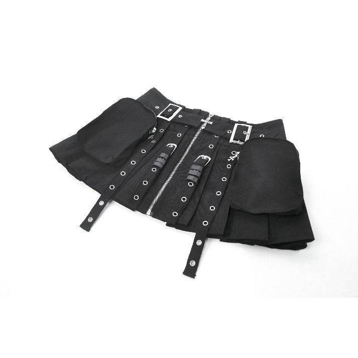Dark in Love Metal Tactical Punk Skirt
