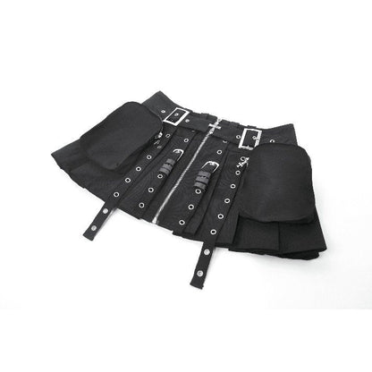 Dark in Love Metal Tactical Punk Skirt