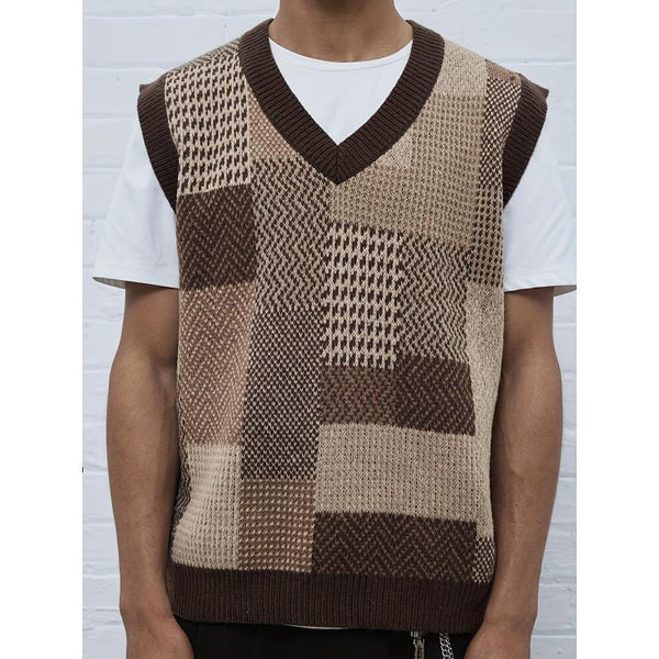 Men's Casual Collar Knitted Vest