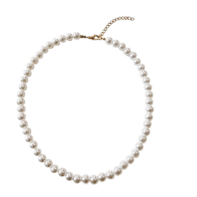 Vintage Pearl Necklace Women's