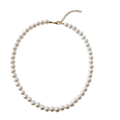 Vintage Pearl Necklace Women's