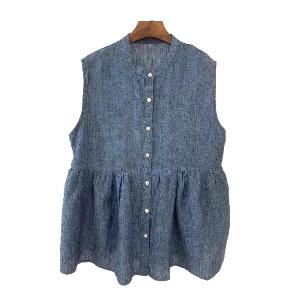 Women's Bandage Stitching Sleeveless Vest