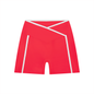 Women's High Rise Color Block Yoga Shorts 220GSM