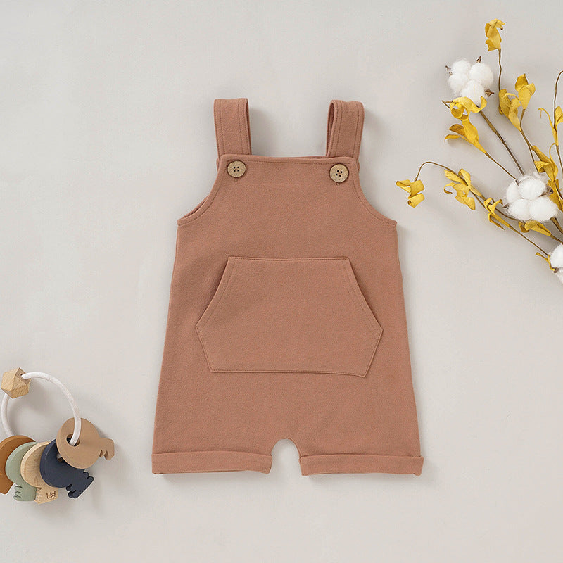 Embroidery Children's Overalls