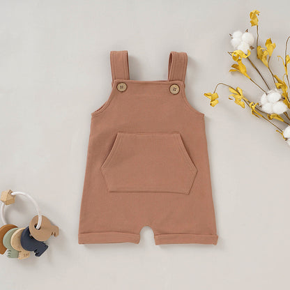 Embroidery Children's Overalls