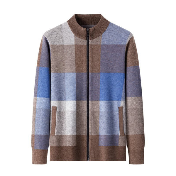 Mens Striped Knitted Cardigan - Stuffs & Savers