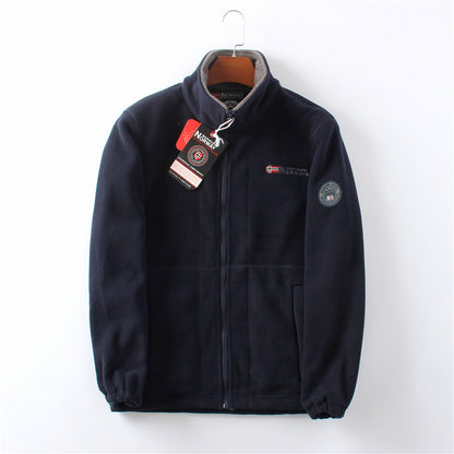 Mens Double-sided Polar Fleece Jacket