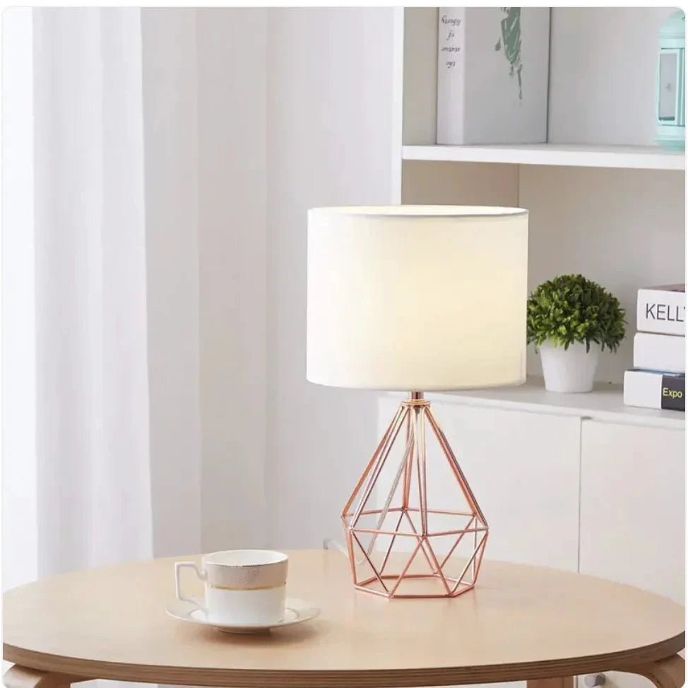 Elegant Crystal Diamond Table Lamp