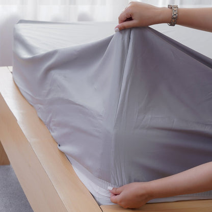 Ella Cotton - Dove Grey Fitted Sheet
