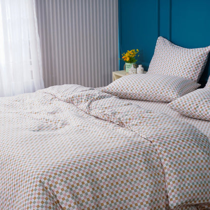 Ella Cotton - Gems Checkerboard Duvet Cover