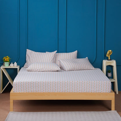 Ella Cotton - Gems Checkerboard Fitted Sheet