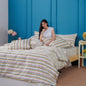 Ella Cotton Serene Striped Duvet Cover Set