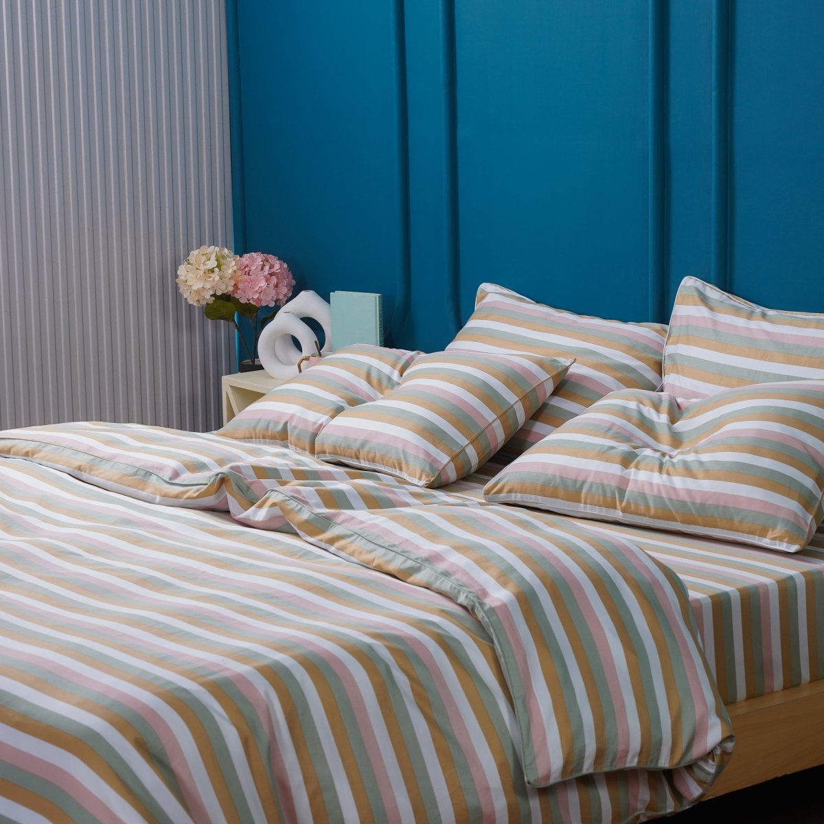 Ella Cotton - Serene Stripe Duvet Cover