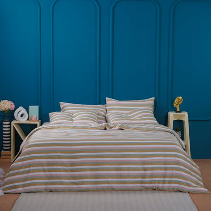 Ella Cotton - Serene Stripe Duvet Cover