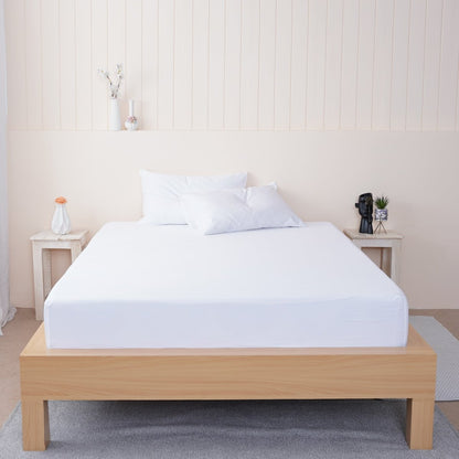 Ella Cotton - White Fitted Sheet