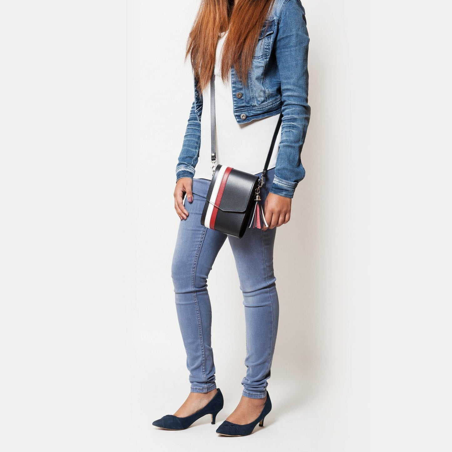 Sac de téléphone en cuir fait main pour festival - Édition Britannique