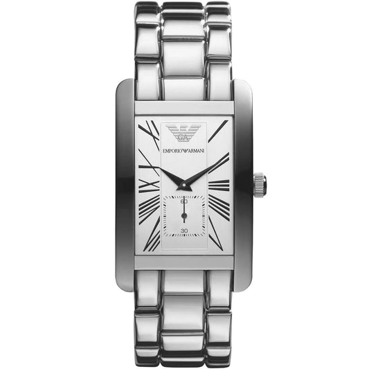 Montre Rectangulaire Classique Emporio Armani AR0145 pour Homme