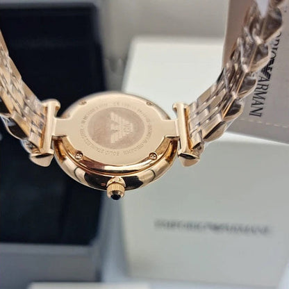 Montre Femme Emporio Armani AR11145 Gianni T-Bar Or Rose