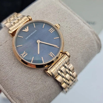 Montre Femme Emporio Armani AR11145 Gianni T-Bar Or Rose